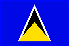 Bandiera Saint Lucia .gif - Grande