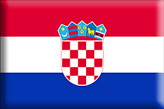 Bandera Croacia .gif - Grande y realzada
