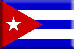 Bandiera Cuba .gif - Grande e rialzata