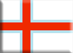 Bandiera Isole Faroe .gif - Grande e rialzata