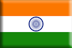 Bandera India .gif - Grande y realzada