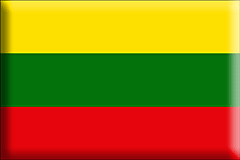 Bandiera Lituania .gif - Grande e rialzata