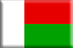 Bandiera Madagascar .gif - Grande e rialzata