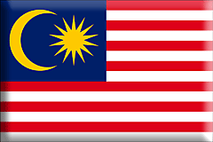 Bandiera Malesia .gif - Grande e rialzata