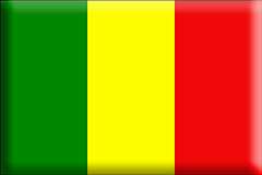 Bandiera Mali .gif - Grande e rialzata