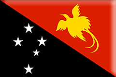 Bandiera Papua Nuova Guinea .gif - Grande e rialzata
