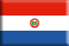 Bandiera Paraguay .gif - Grande e rialzata