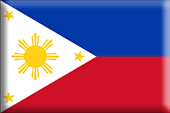 Bandiera Filippine .gif - Grande e rialzata