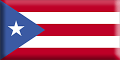 Bandiera Puerto Rico .gif - Grande e rialzata