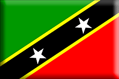 Bandiera Saint Kitts e Nevis .gif - Grande e rialzata