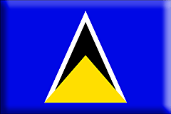 Bandiera Saint Lucia .gif - Grande e rialzata