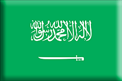 Bandiera Arabia Saudita .gif - Grande e rialzata