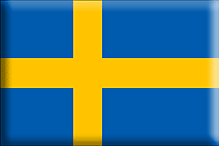 Bandiera Svezia .gif - Grande e rialzata