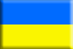 Bandiera Ucraina .gif - Grande e rialzata