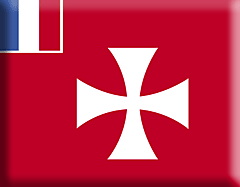 Bandiera Isole Wallis e Futuna .gif - Grande e rialzata