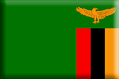 Bandiera Zambia .gif - Grande e rialzata