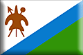 Bandiera Lesotho .gif - Media e rialzata