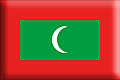 Bandiera Maldive .gif - Media e rialzata