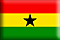 Bandiera Ghana .gif - Piccola e rialzata