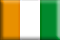 Bandera Costa de Marfíl .gif - Pequeña y realzada