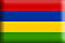 Bandiera Mauritius .gif - Piccola e rialzata