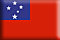 Bandiera Samoa .gif - Piccola e rialzata