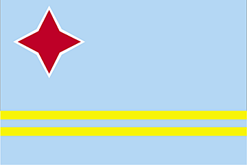 Bandera Aruba .gif - Extra Grande