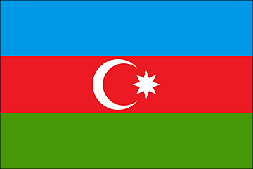 Bandiera Azerbaigian .gif - Molto Grande