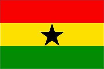 Bandiera Ghana .gif - Molto Grande