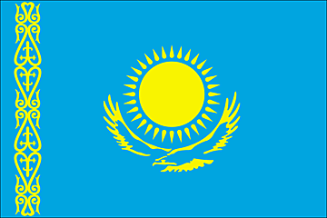 Bandiera Kazakistan .gif - Molto Grande
