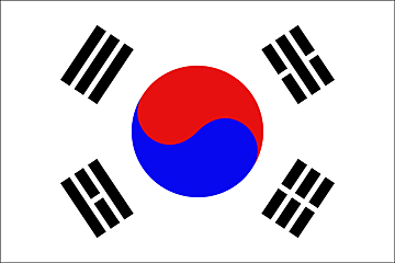 Bandiera Corea .gif - Molto Grande