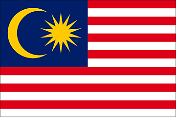 Bandiera Malesia .gif - Molto Grande