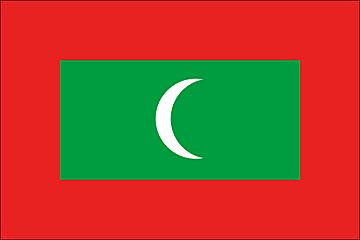 Bandiera Maldive .gif - Molto Grande