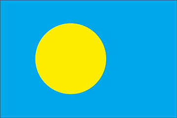 Bandiera Palau .gif - Molto Grande