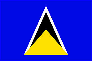 Bandiera Saint Lucia .gif - Molto Grande