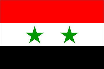 Bandera Siria .gif - Extra Grande