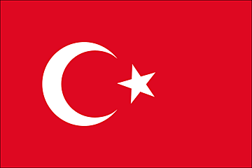 Bandiera Turchia .gif - Molto Grande