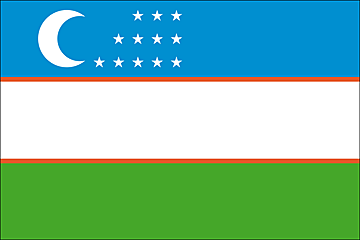Bandiera Uzbekistan .gif - Molto Grande