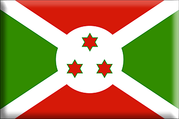 Bandiera Burundi .gif - Molto Grande e rialzata