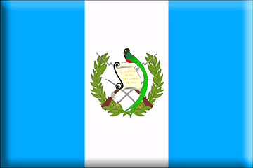 Bandiera Guatemala .gif - Molto Grande e rialzata