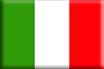 Bandera Italia .gif - Extra Grande y realzada
