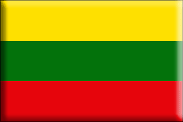Bandiera Lituania .gif - Molto Grande e rialzata