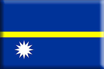 Bandiera Nauru .gif - Molto Grande e rialzata