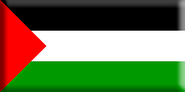 Bandiera Territori Palestinesi .gif - Molto Grande e rialzata