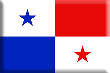 Bandiera Panama .gif - Molto Grande e rialzata