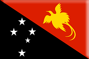 Bandiera Papua Nuova Guinea .gif - Molto Grande e rialzata