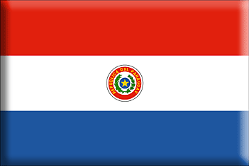 Bandiera Paraguay .gif - Molto Grande e rialzata