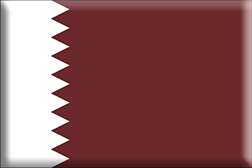 Bandera Qatar .gif - Extra Grande y realzada