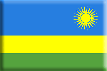 Bandiera Ruanda .gif - Molto Grande e rialzata