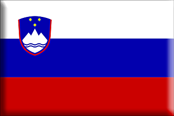 Bandiera Slovenia .gif - Molto Grande e rialzata